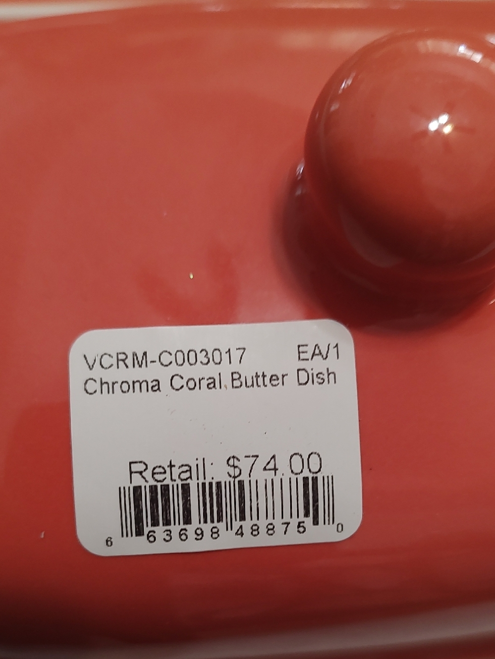 NWT Coral Vietri Butter Dish, Matching S&P And Creamer Set - Picture 3 of 7